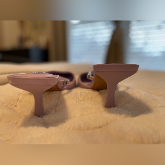 ❌⭕️SOLD ⭕️❌ Zara puprle lilac kitten heels sparkly - Picture 9 of 12